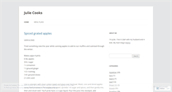 Desktop Screenshot of juliecooks.wordpress.com