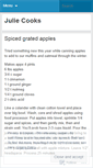 Mobile Screenshot of juliecooks.wordpress.com