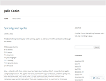 Tablet Screenshot of juliecooks.wordpress.com