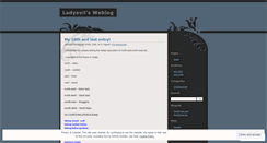 Desktop Screenshot of ladyevil.wordpress.com