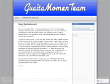Tablet Screenshot of guaitamoment.wordpress.com