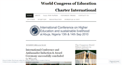 Desktop Screenshot of educationcharter.wordpress.com