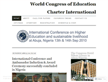 Tablet Screenshot of educationcharter.wordpress.com