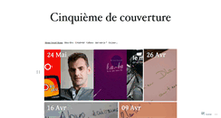 Desktop Screenshot of 5emedecouverture.wordpress.com