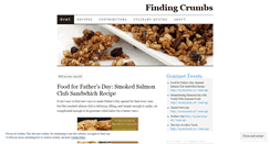 Desktop Screenshot of findingcrumbs.wordpress.com