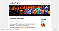 Desktop Screenshot of lostcatsproject.wordpress.com