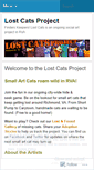 Mobile Screenshot of lostcatsproject.wordpress.com