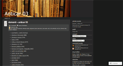 Desktop Screenshot of anticar03.wordpress.com
