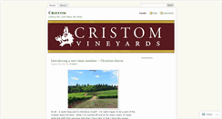 Desktop Screenshot of cristomblog.wordpress.com