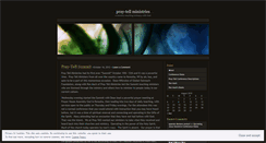 Desktop Screenshot of praytell.wordpress.com