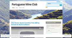 Desktop Screenshot of portuguesewineclub.wordpress.com