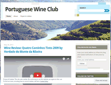 Tablet Screenshot of portuguesewineclub.wordpress.com