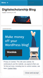 Mobile Screenshot of digitalscholar.wordpress.com