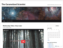Tablet Screenshot of caramelizedscientist.wordpress.com
