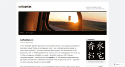 Desktop Screenshot of cologniac.wordpress.com