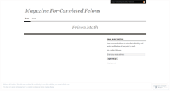 Desktop Screenshot of felonmag.wordpress.com