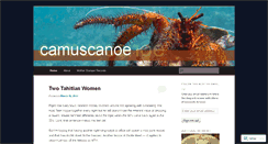 Desktop Screenshot of camuscanoe.wordpress.com