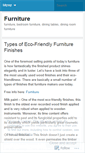 Mobile Screenshot of furnitureeco.wordpress.com