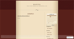 Desktop Screenshot of manololo.wordpress.com