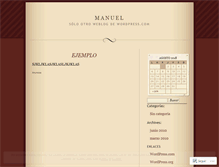 Tablet Screenshot of manololo.wordpress.com