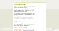Desktop Screenshot of jeromeux.wordpress.com