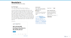 Desktop Screenshot of beautyjar.wordpress.com