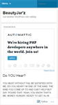 Mobile Screenshot of beautyjar.wordpress.com