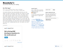Tablet Screenshot of beautyjar.wordpress.com