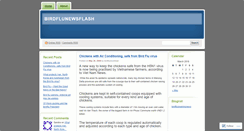 Desktop Screenshot of birdflunewsflash.wordpress.com