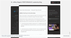 Desktop Screenshot of jeffreymagee.wordpress.com