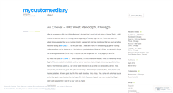 Desktop Screenshot of mycustomerdiary.wordpress.com