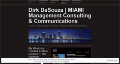 Desktop Screenshot of dirkdesouza.wordpress.com