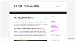 Desktop Screenshot of feltsoulmedia.wordpress.com