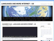 Tablet Screenshot of languagesandmore.wordpress.com