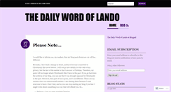 Desktop Screenshot of landobfmv.wordpress.com