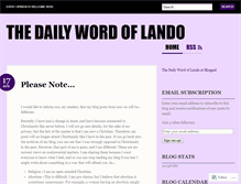 Tablet Screenshot of landobfmv.wordpress.com