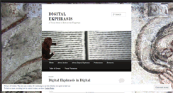 Desktop Screenshot of digitalekphrasis.wordpress.com