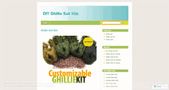 Desktop Screenshot of ghilliesuitkit.wordpress.com