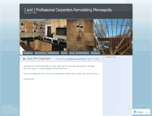 Tablet Screenshot of jandjprocarpenters.wordpress.com