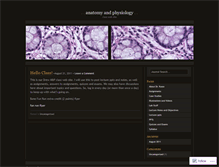 Tablet Screenshot of anatomyphysiologyrusso.wordpress.com