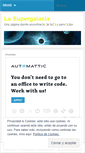 Mobile Screenshot of lasupergalaxia.wordpress.com