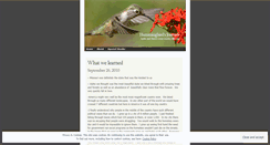 Desktop Screenshot of hummingbirdsjourney.wordpress.com