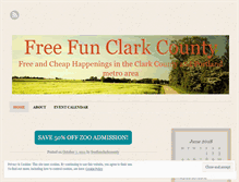 Tablet Screenshot of freefunclarkcounty.wordpress.com