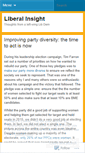 Mobile Screenshot of liberalinsight.wordpress.com