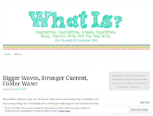Tablet Screenshot of lifeanditswhatnots.wordpress.com