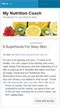 Mobile Screenshot of mynutritioncoach1.wordpress.com