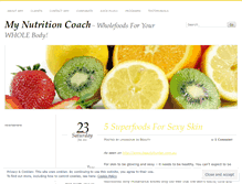 Tablet Screenshot of mynutritioncoach1.wordpress.com