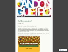 Tablet Screenshot of candongueiro.wordpress.com