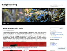 Tablet Screenshot of manguerasblog.wordpress.com