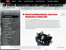 Tablet Screenshot of jibcranemanufacturer.wordpress.com